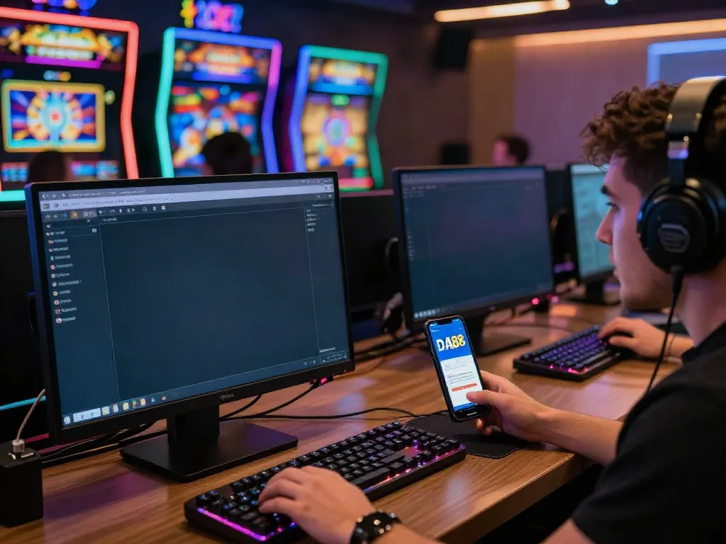 Engaging online gaming experience at DA88 highlighting vibrant casino games.